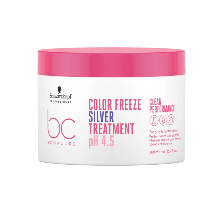 SCHWARZKOPF BONACURE Clean Performance Ph 4.5 Color Freeze Silver Treatment | Various Sizes