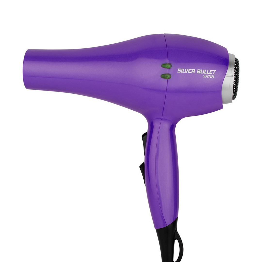 SILVER BULLET PURPLE SATIN PROFESSIONAL HAIR DRYER