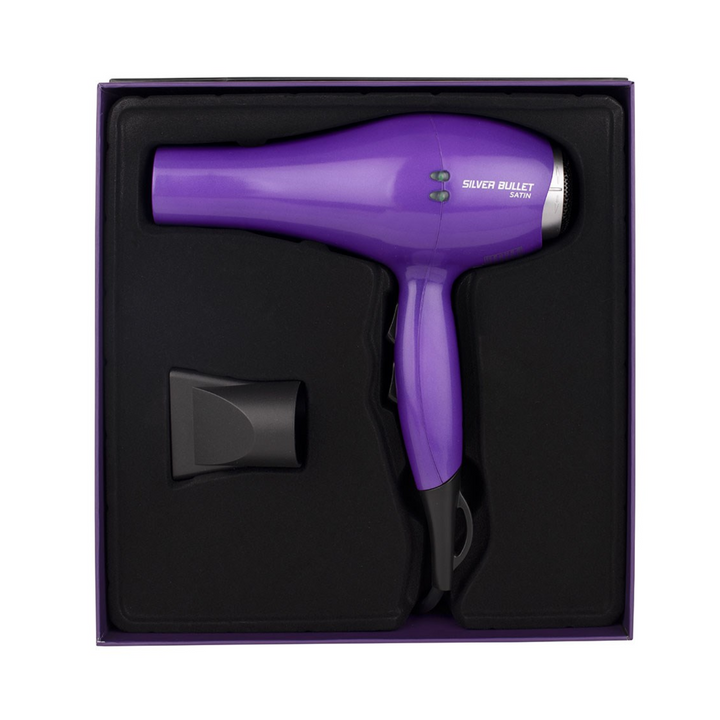 SILVER BULLET PURPLE SATIN PROFESSIONAL HAIR DRYER