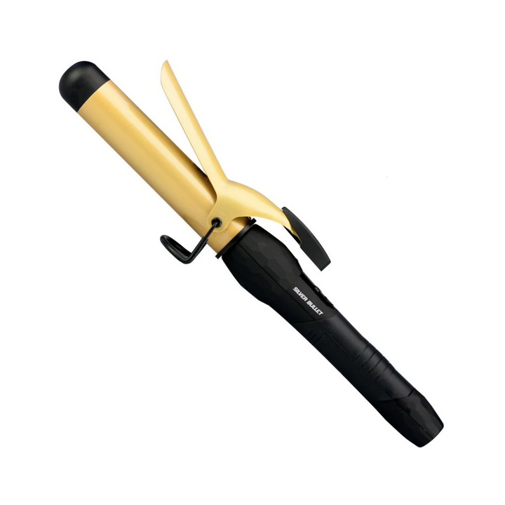 SILVER BULLET Fastlane Gold Curling Iron Tong | Various Sizes