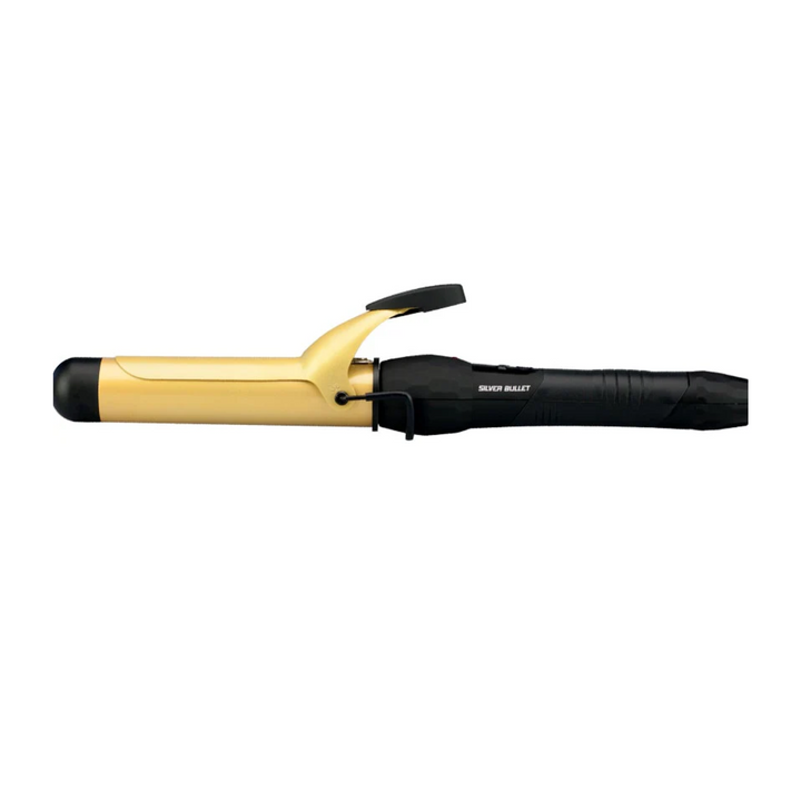 SILVER BULLET Fastlane Gold Ceramic Curling Iron Tong 32mm