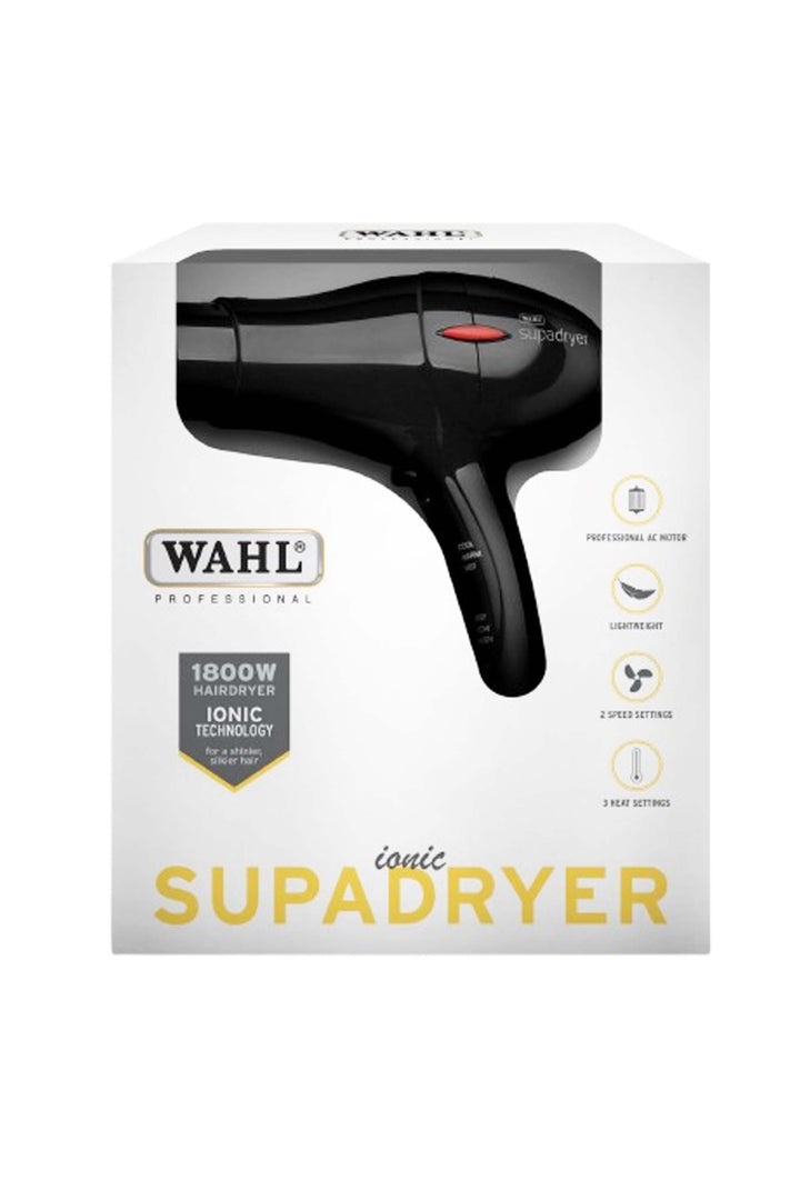 WAHL Supadryer Ionic 1800w  |  Various Colours