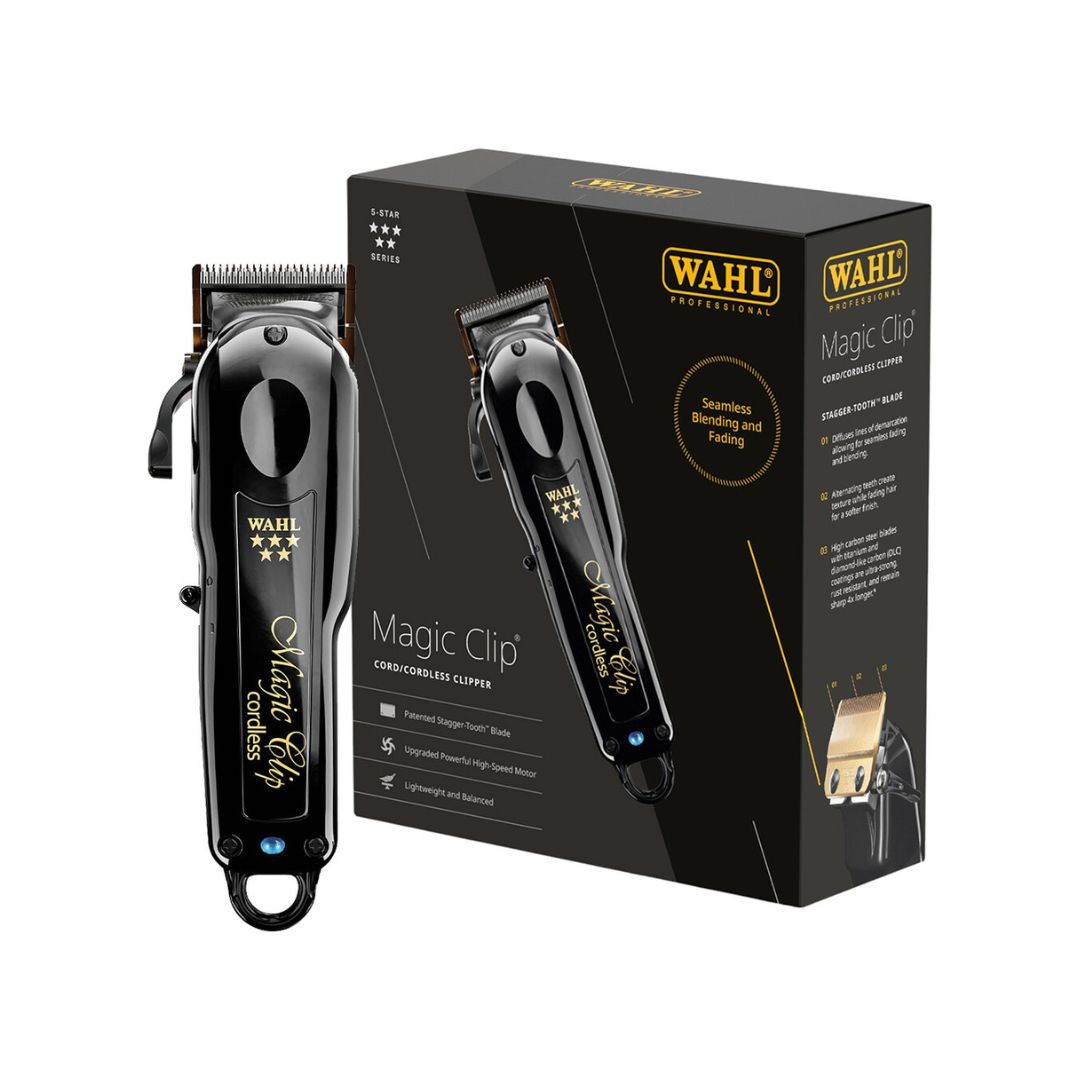 WAHL MAGIC CLIP CORD/CORDLESS CLIPPER BLACK