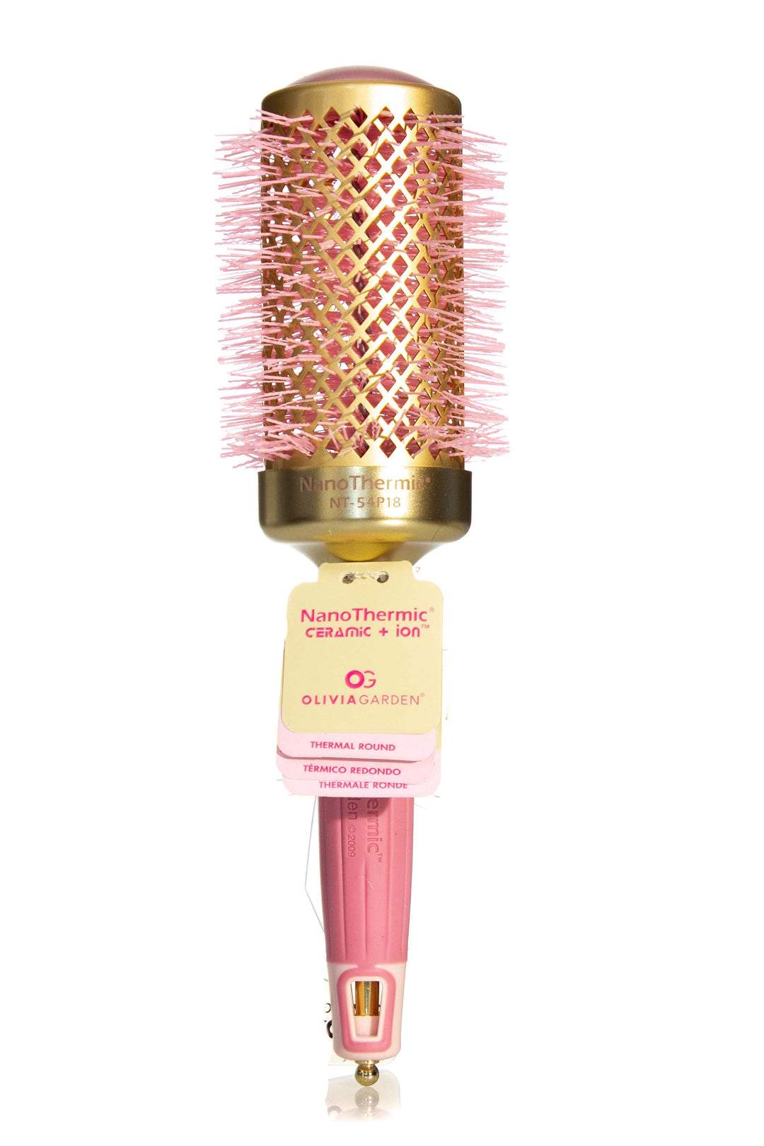 Olivia Garden Nano Thermic Pink Brush | Various Sizes
