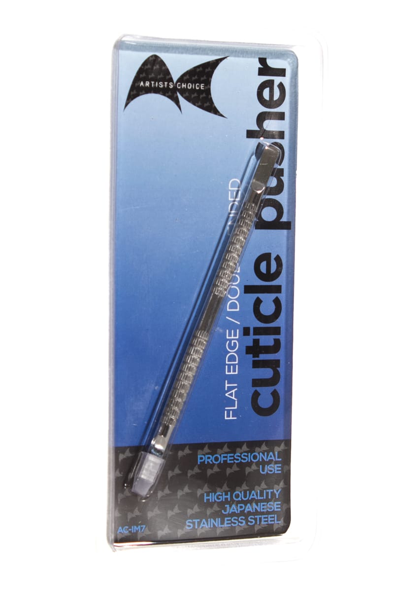ARTISTS CHOICE FLAT EDGE/DOUBLE ENDED CUTICLE PUSHER AC-IM7