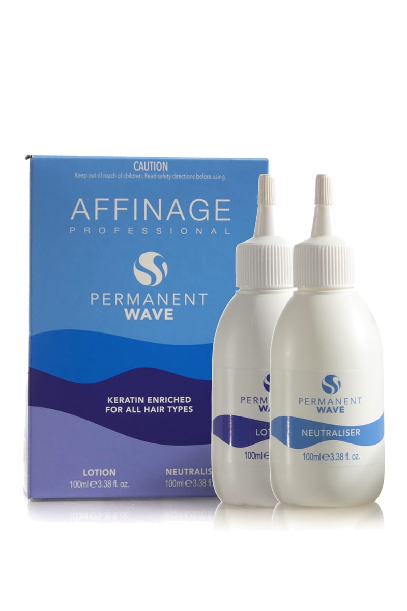 One solution for natural or color treated hair affinage professional