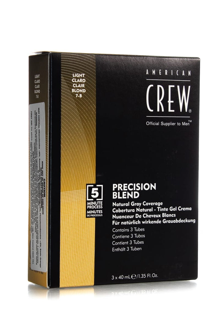 AMERICAN CREW Precision Blend Natural Gray Coverage  |  3 X 40ml, Various Colours