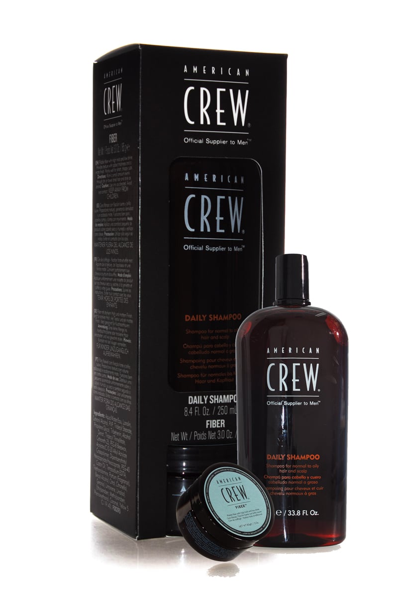 AMERICAN CREW GROOMING COLLECTION DAILY SHAMPOO AND FIBER