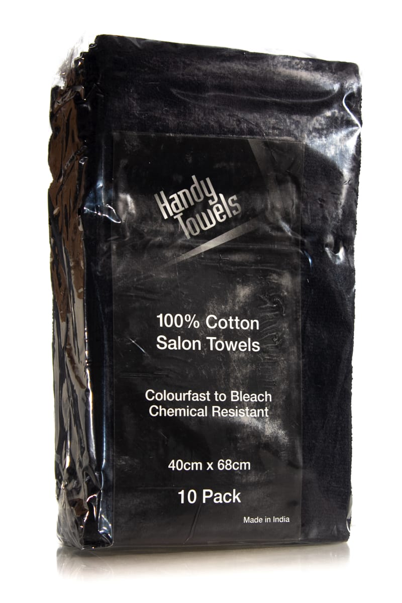 HANDY TOWELS 100% COTTON SALON TOWELS - 10 PACK