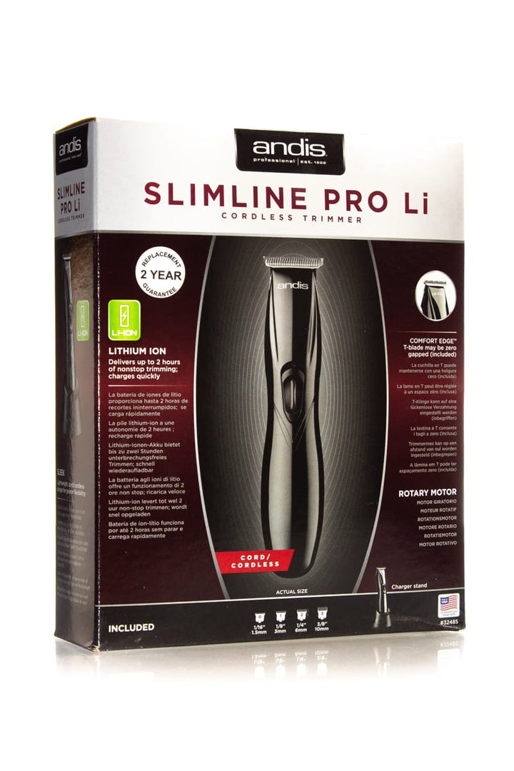 ANDIS SLIMLINE PRO LI CORDLESS TRIMMER - BLACK