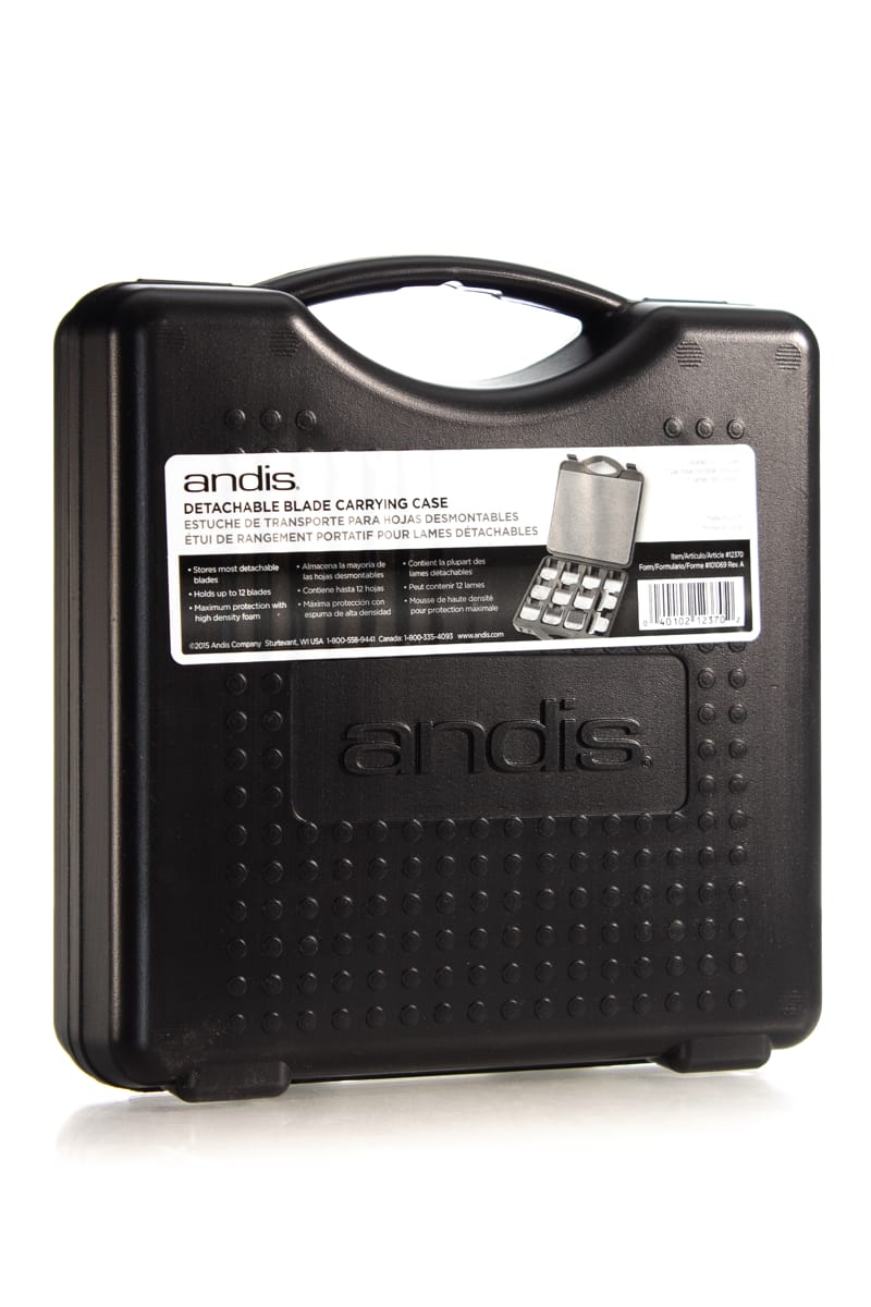 ANDIS DETACHABLE BLADE CARRYING CASE - HOLDS UP TO 12 BLADES