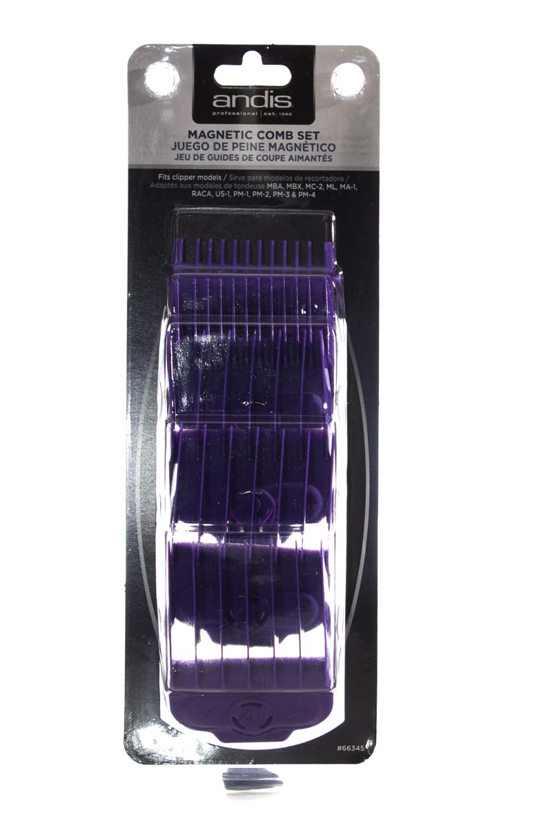ANDIS MAGNETIC COMB SET (5 PIECE #0 - 4)