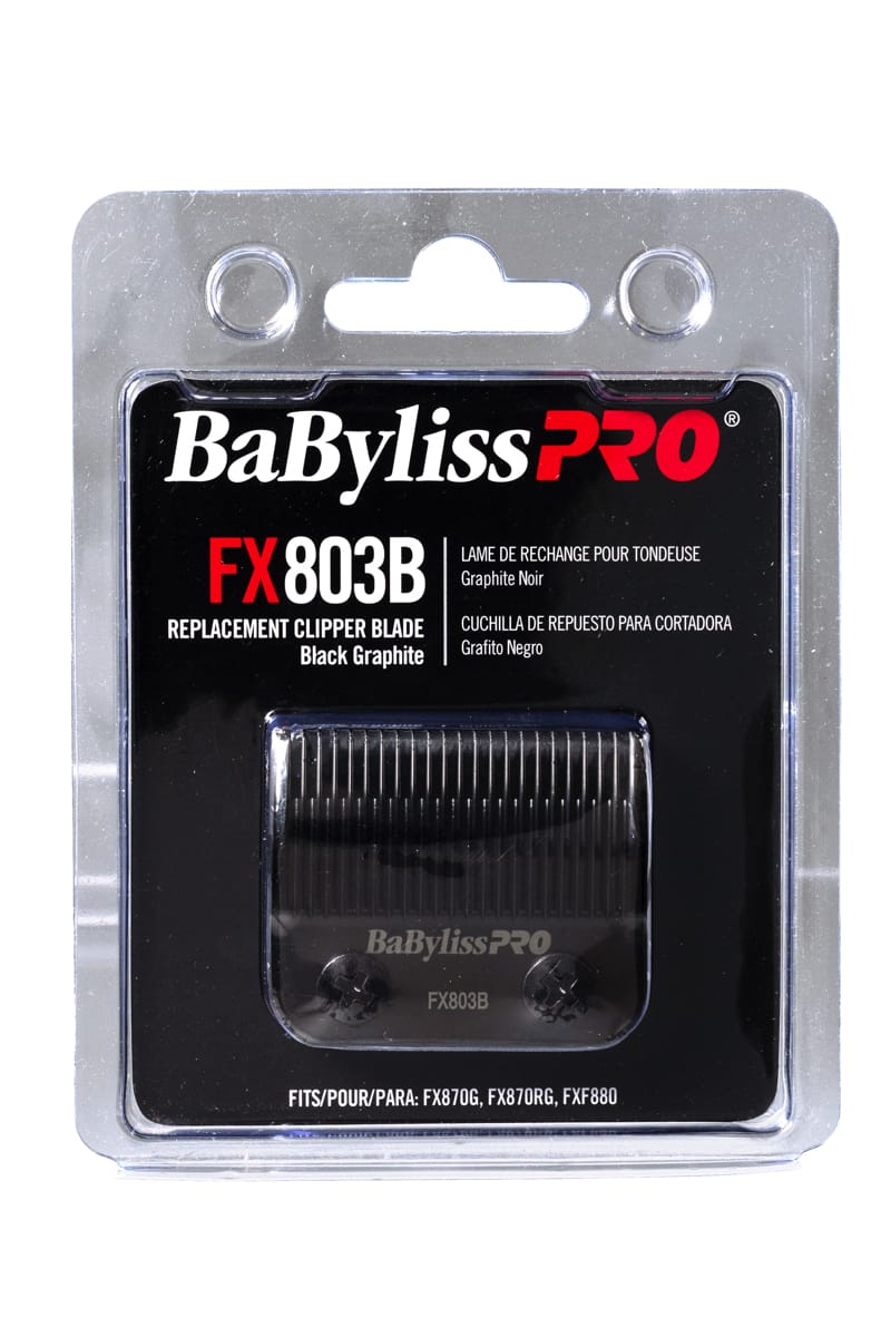 BABYLISS PRO FX803B REPLACEMENT CLIPPER BLADE - BLACK GRAPHITE