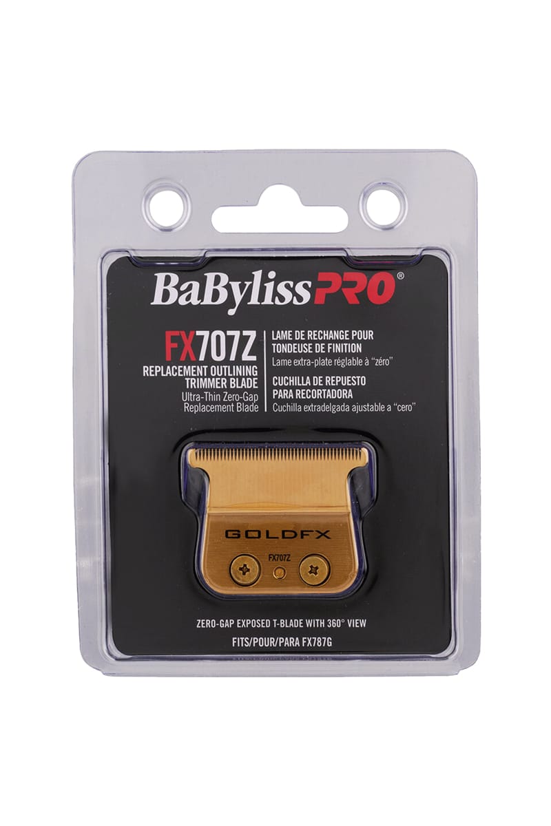 BABYLISS PRO FX707Z REPLACEMENT OUTLINING TRIMMER BLADE - ULTRA-THIN ZERO-GAP (GOLD)