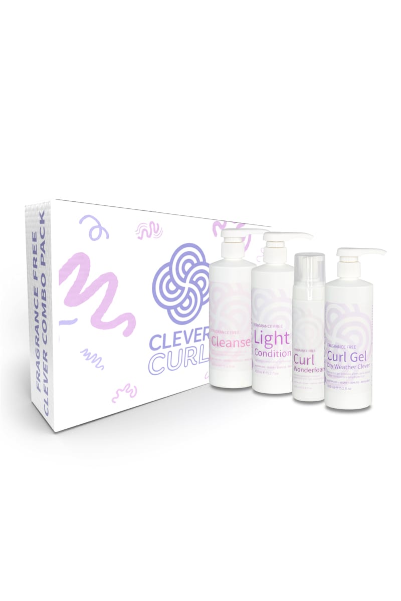 CLEVER CURL FRAGRANCE FREE QUAD PACK 1