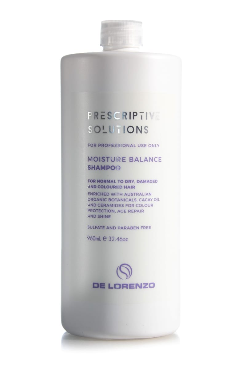 DE LORENZO Prescriptive Solutions Moisture Balance Shampoo  |  Various Sizes