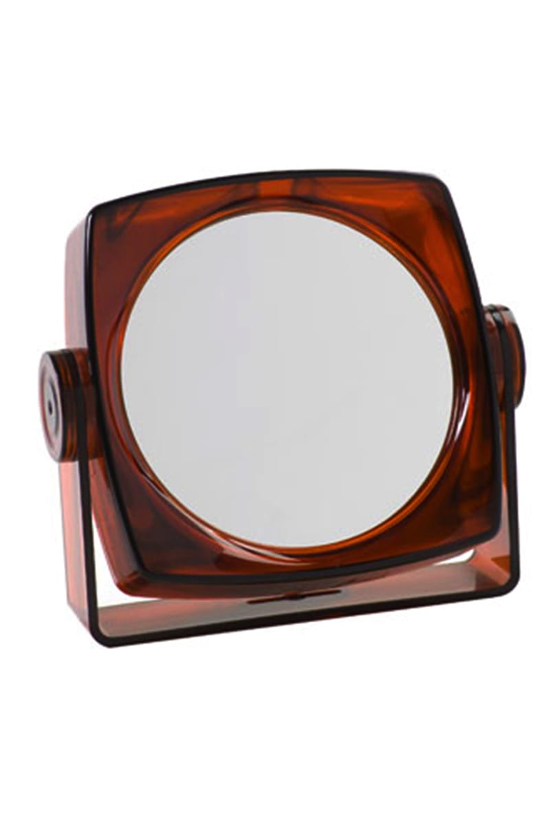THE BEAUTY CASE SQUARE TORTOISESHELL MIRROR*CLEARANCE