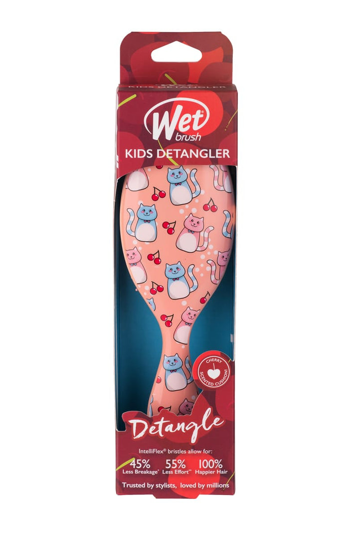 The kids detangler is specially sized and shaped to fit a child's hand and easily loosens knots without pulling or breaking hair. From the moment kids try it, they'll never scream (from hairbrushing) again.