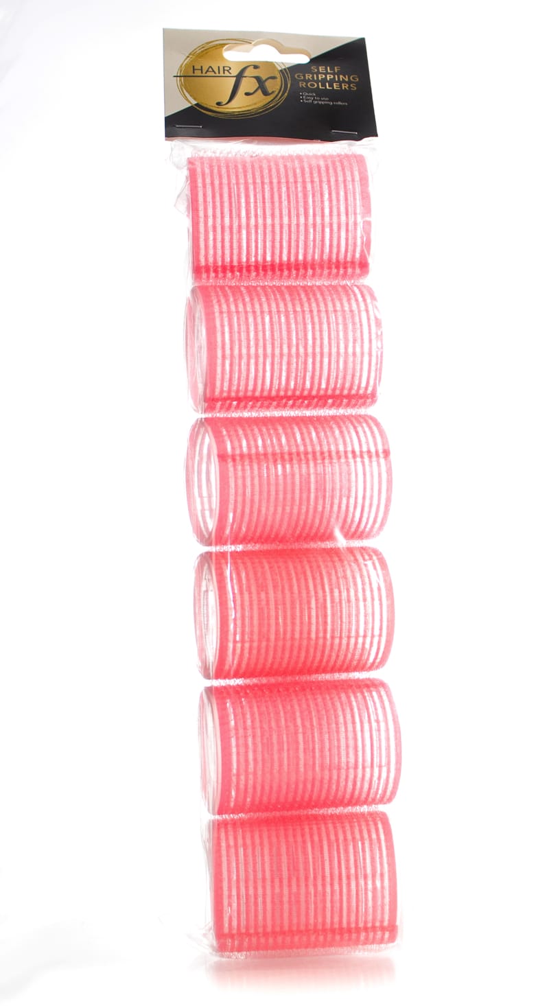 HAIR FX Self Gripping Rollers  6 Pack  |  Various Sizes And Colours