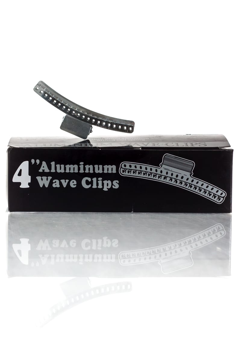 DATELINE PROFESSIONAL FINGER WAVE CLAMPS BOX OF 24 4"