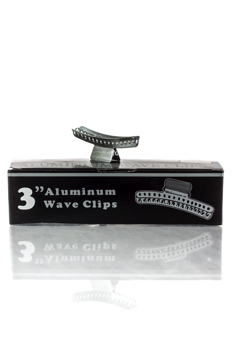 DATELINE PROFESSIONAL FINGER WAVE CLAMPS BOX OF 24 3"