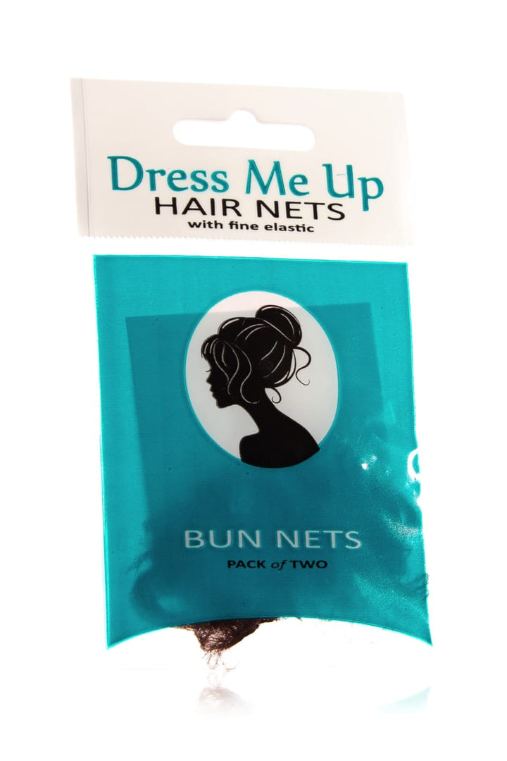 DRESS ME UP Bun Hair Nets 2 Pack  |  Various Colours