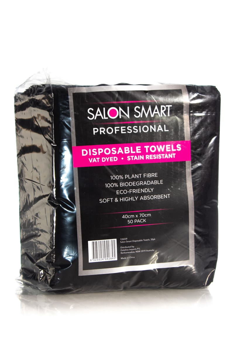 SALON SMART DISPOSABLE TOWELS 50 PACK