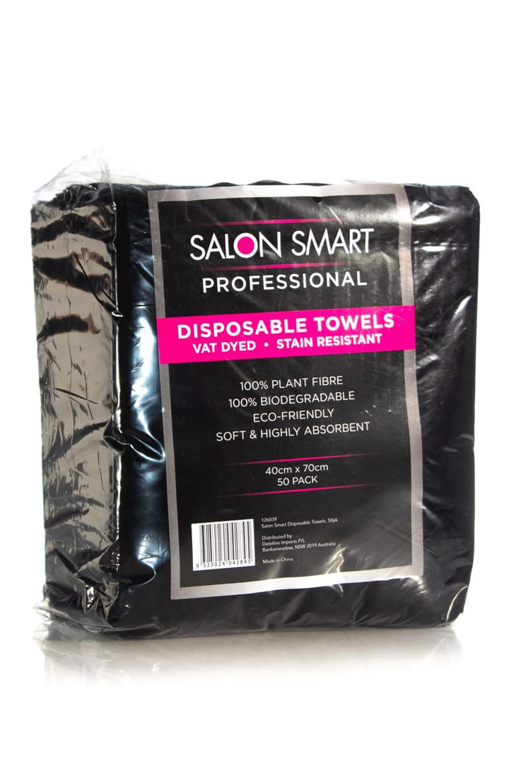 SALON SMART DISPOSABLE TOWELS 50 PACK