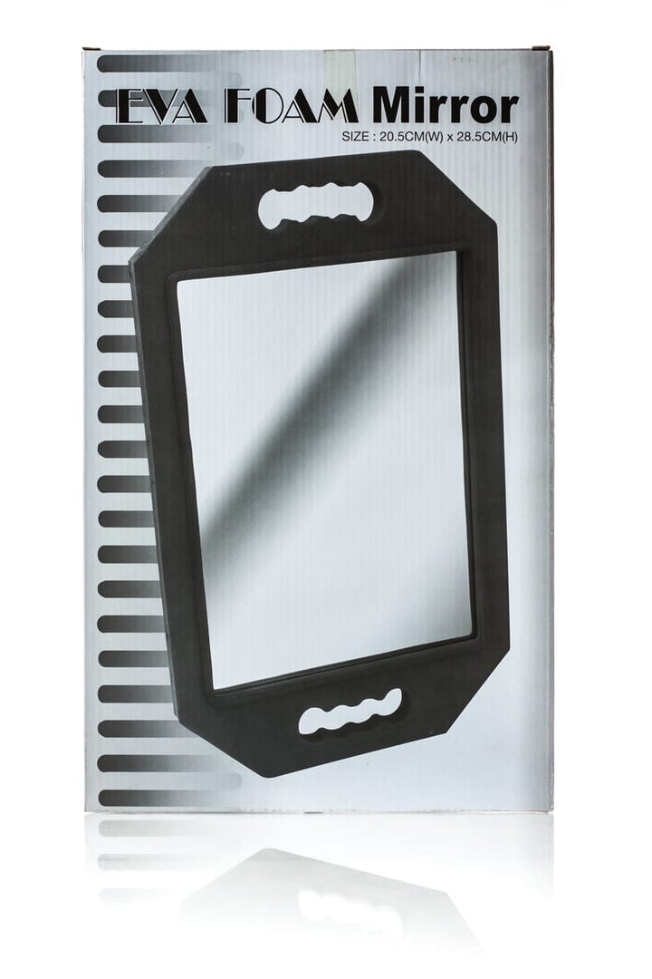 DATELINE PROFESSIONAL SALON SMART FOAM MIRROR RECTANGLE BLACK