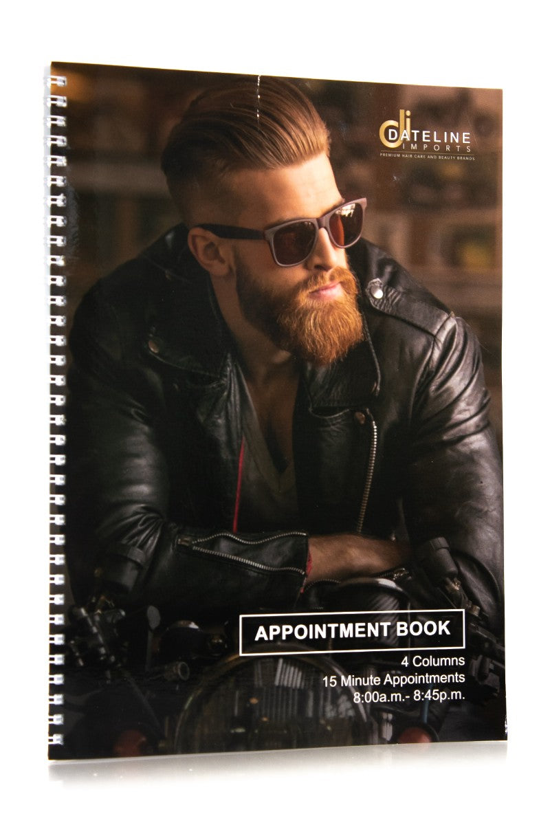 DATELINE PROFESSIONAL Barber 4 Column Appointment Book