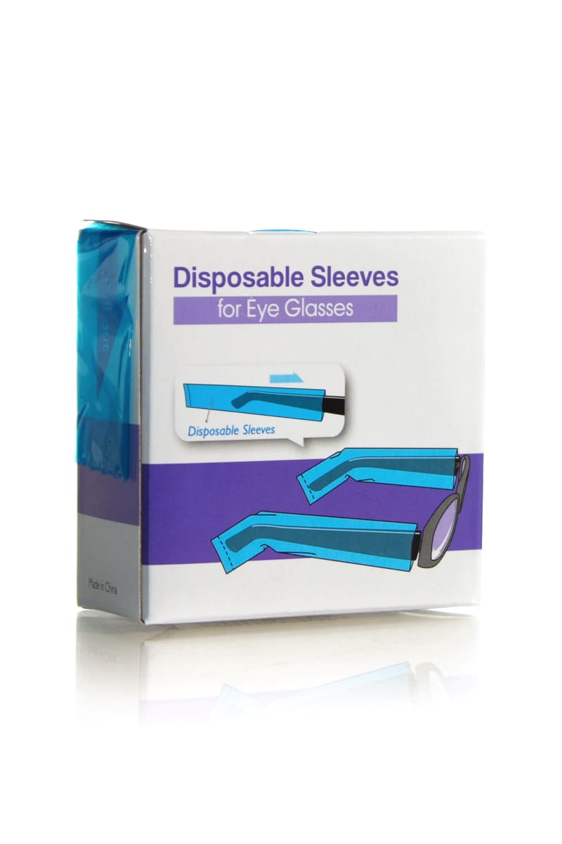 DATELINE PROFESSIONAL DISPOSABLE SLEEVES FOR GLASSES