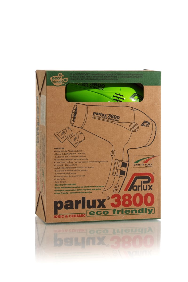 PARLUX 3800 CERAMIC&IONIC DRYER GREEN*
