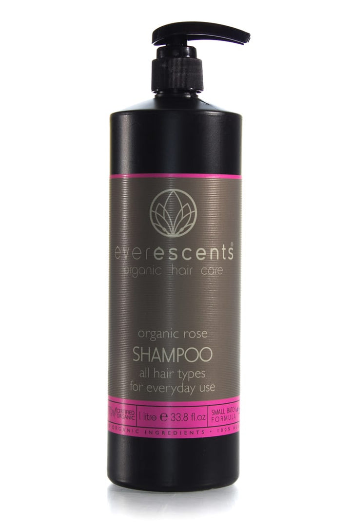 EVERESCENTS Organic Rose Shampoo  |  Various Sizes
