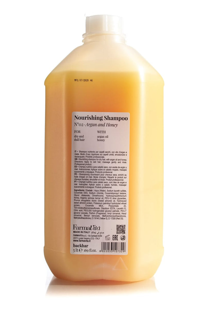 BACKBAR  Nourishing Shampoo No.2 Argan & Honey  |  Various Sizes