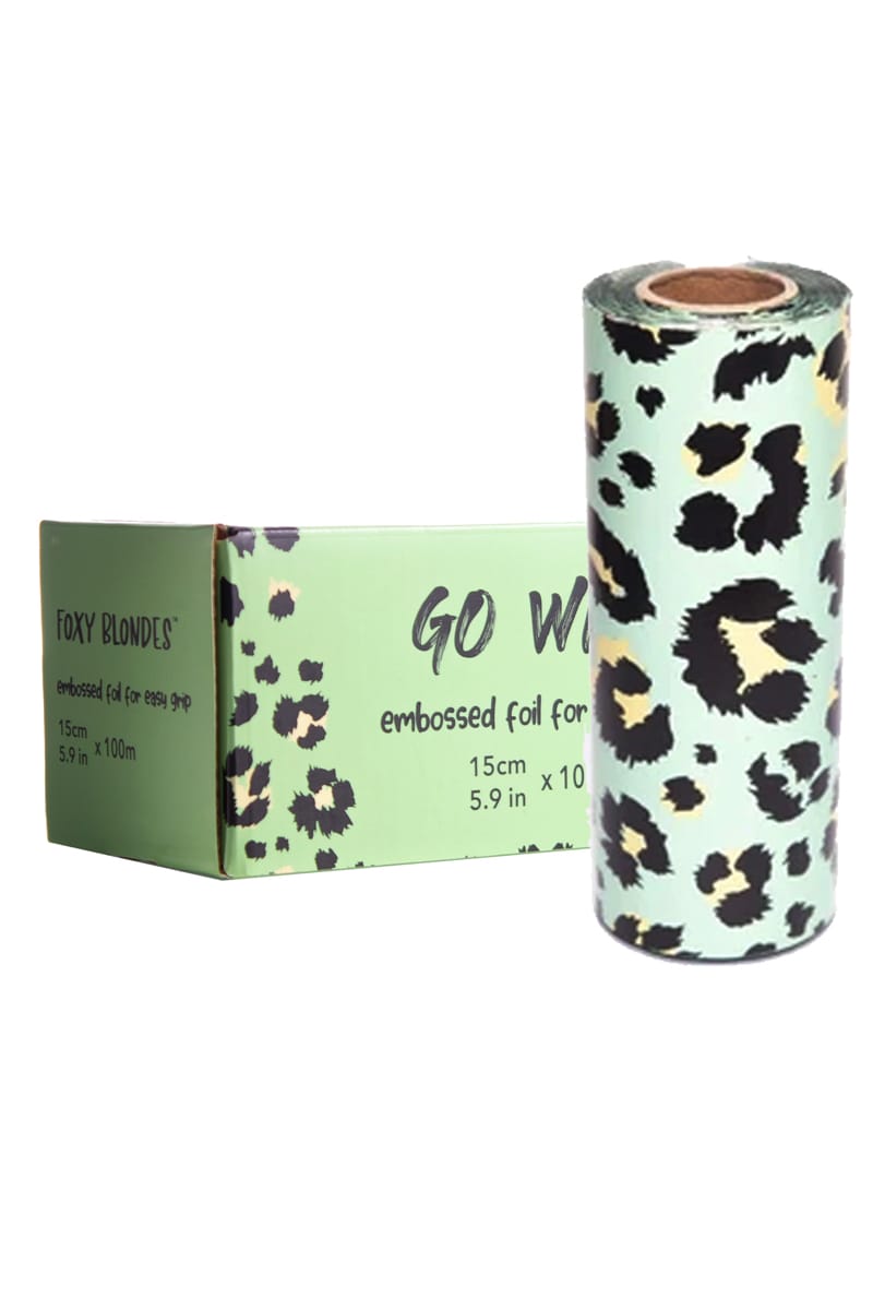FOXY BLONDES FOIL GO WILD 100M ROLL *CLEARANCE*