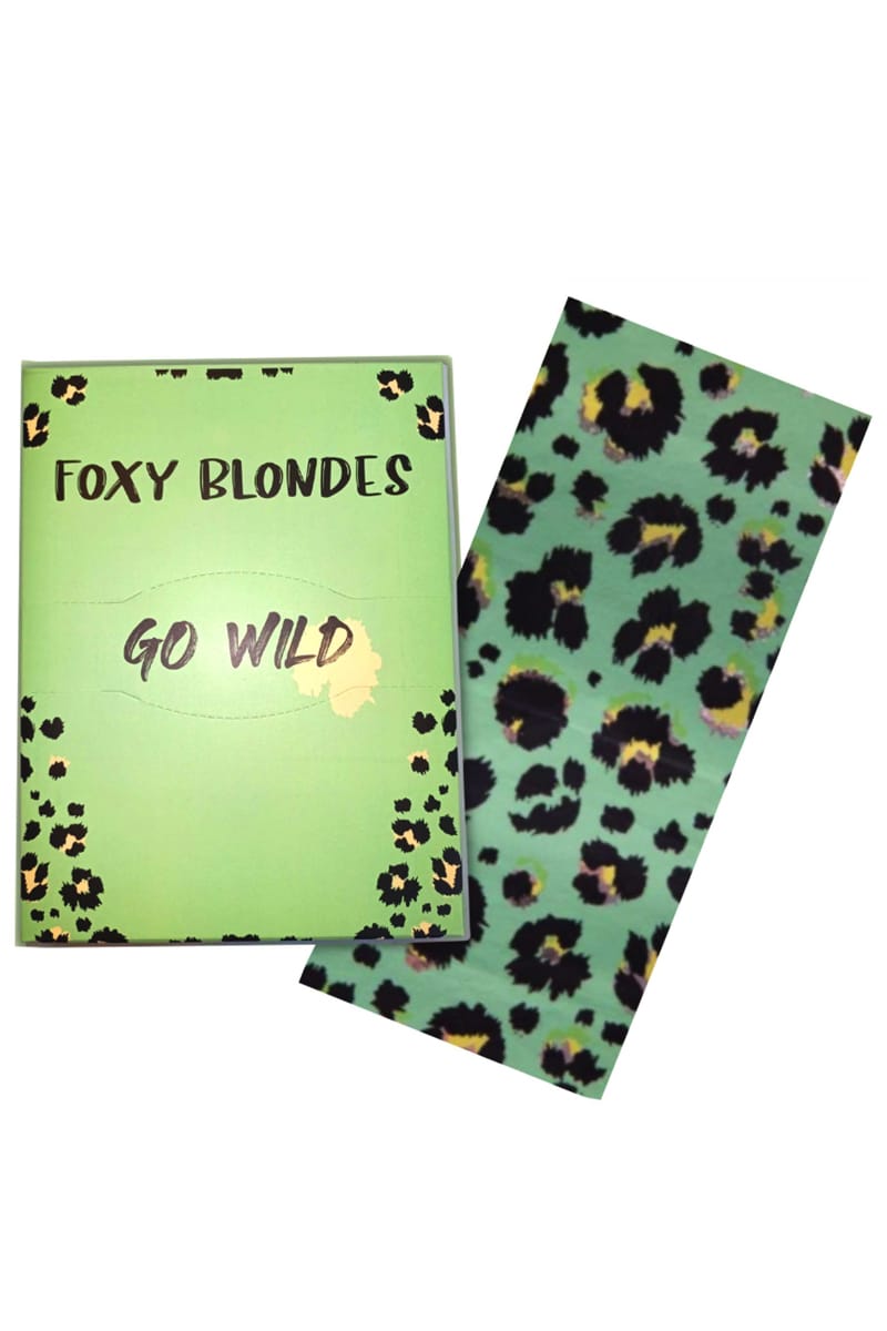 FOXY BLONDES FOIL GO WILD 40CM 250 SHEETS  *CLEARANCE*