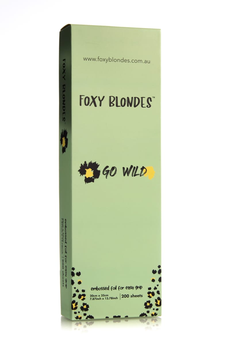 FOXY BLONDES FOIL GO WILD X WIDE 200 SHEETS *CLEARANCE*