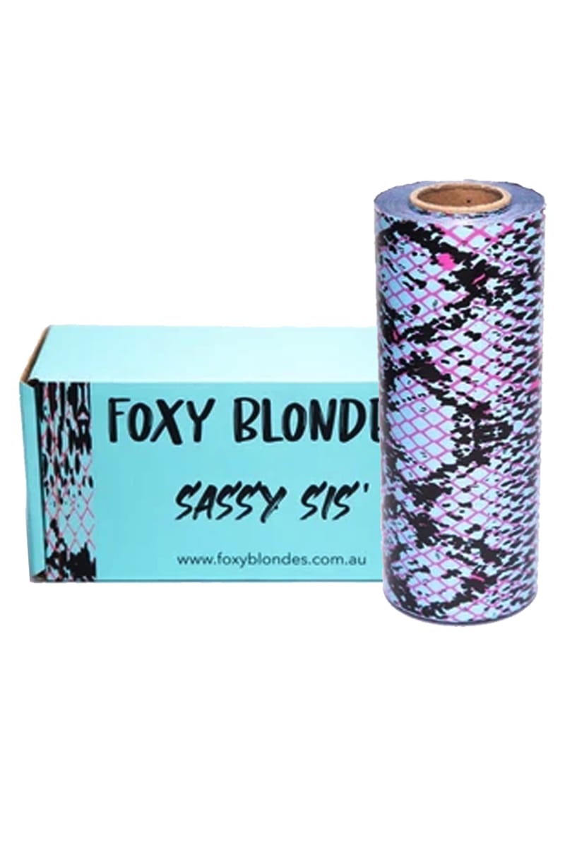 FOXY BLONDES FOIL SASSY SIS 100M ROLL *CLEARANCE*