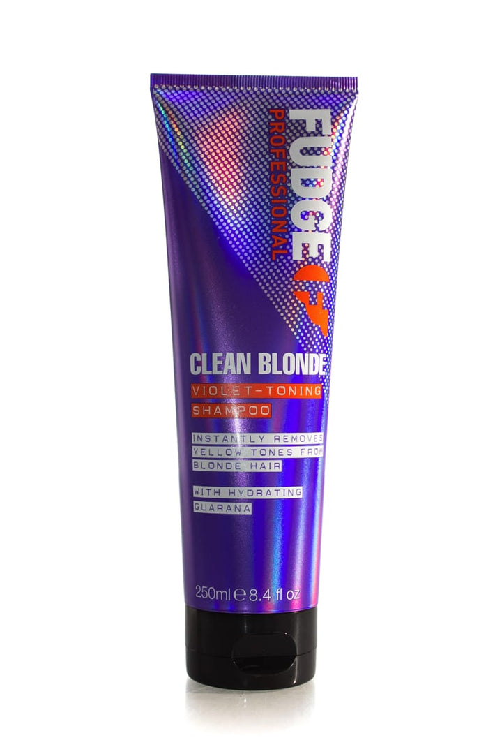 FUDGE PROFESSIONAL Clean Blonde Violet Toning Shampoo  |  Various Sizes