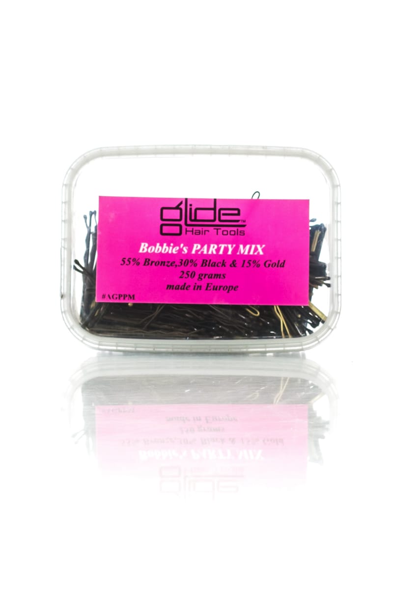 GLIDE BOBBY PINS PARTY MIX TUB