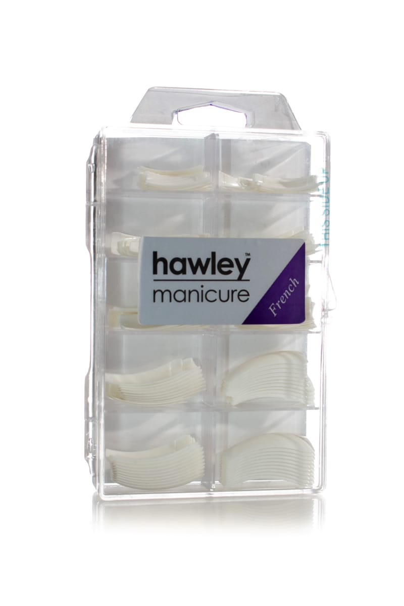 HAWLEY MANICUREÊ FRENCH WHITE TIPS 100 PACK ASSORTED