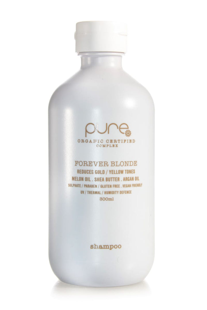 PURE Forever Blonde Reduces Gold/Yellow Tones Shampoo  |  Various Sizes