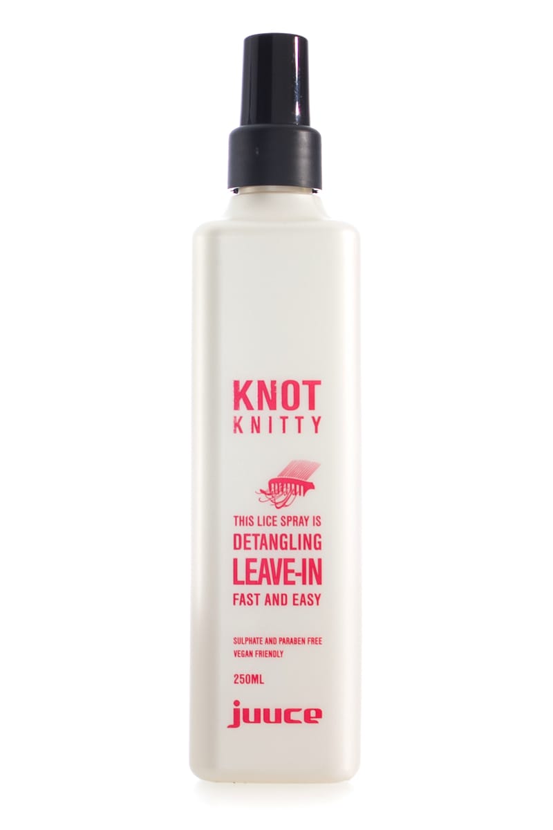 JUUCE KNOT KNITTY LICE LEAVE IN COMBING SPRAY 250ML