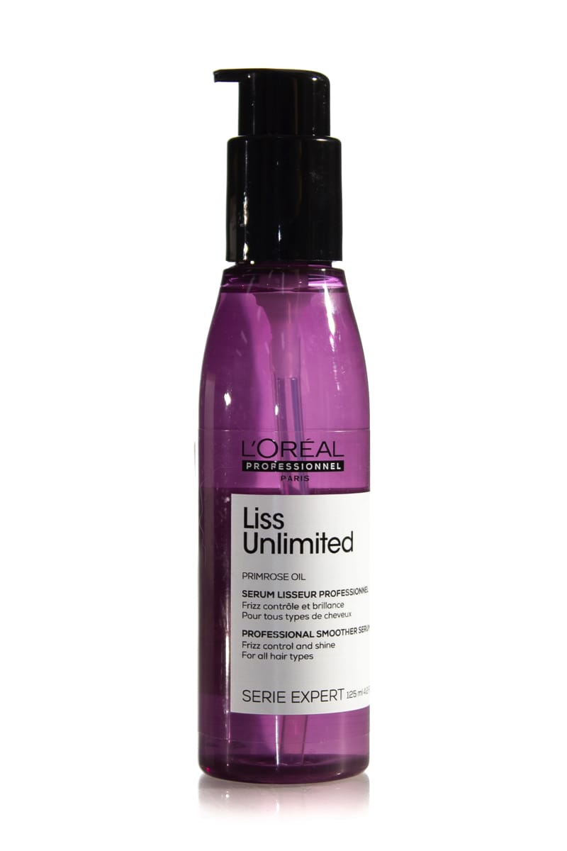 L'OREAL PROFESSIONNEL LISS UNLIMITED SMOOTHER SERUM PRIMROSE OIL 125ML