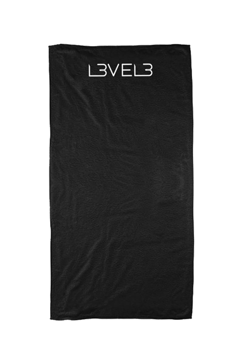 LEVEL 3 PROFESSIONAL SHAVING TOWEL BLACK
