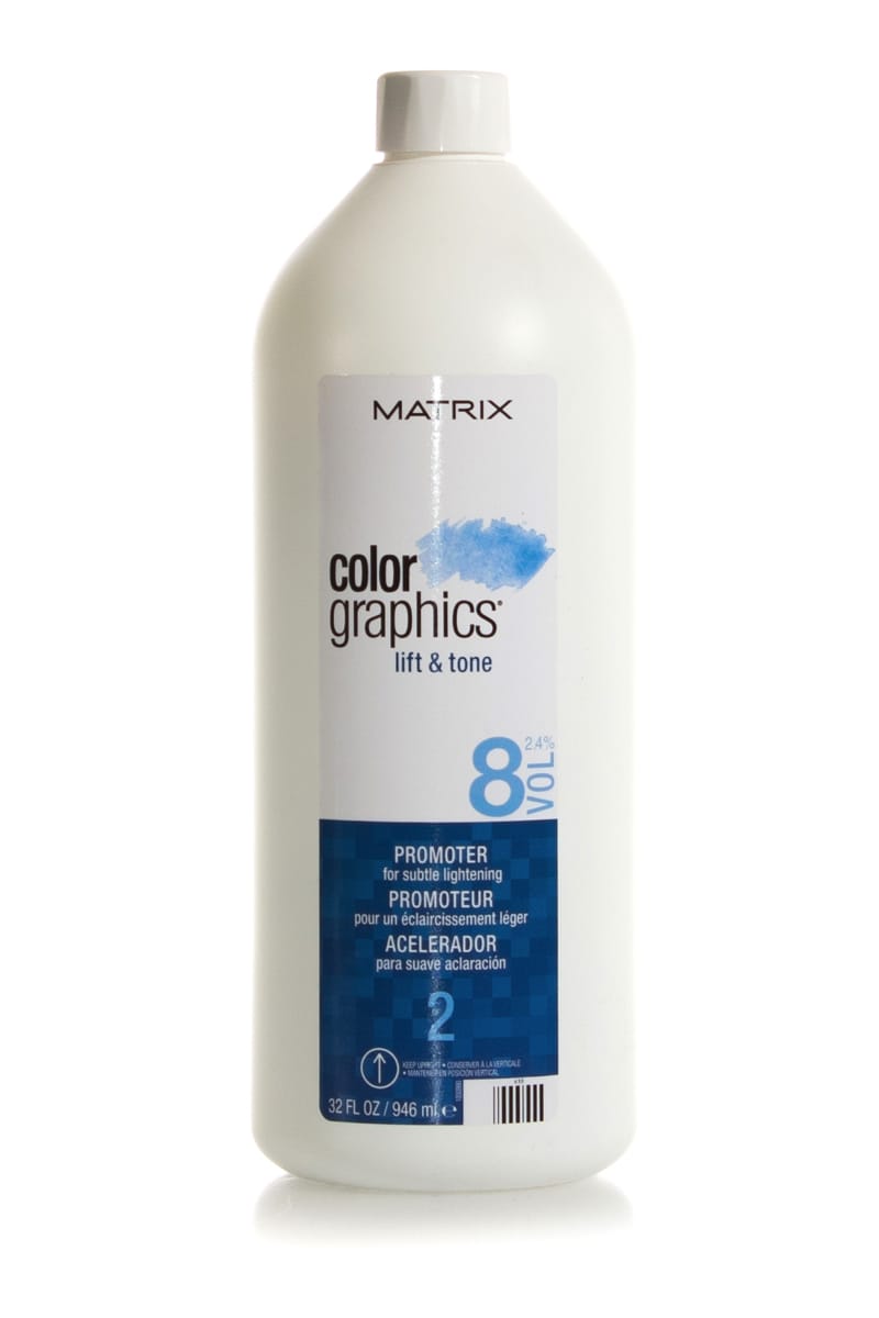 MATRIX COLOR GRAPHICS LIFT & TONE PROMOTER 946ML 8VOL 2.4% – Salon Hair ...
