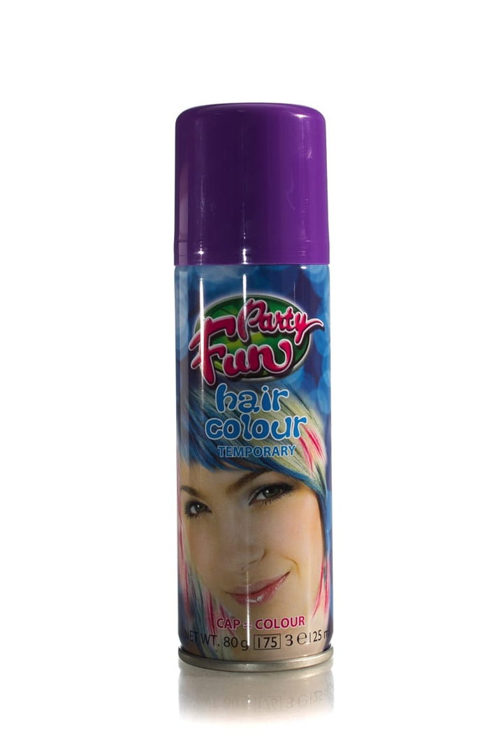 Party Fun Hair Colour Temporary Spray 125ml  |  125ml/80g, Various Colours