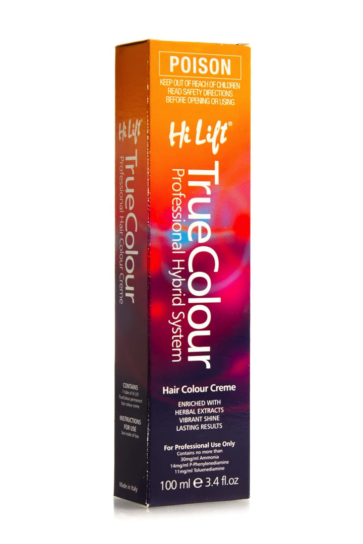 HI LIFT PROFESSIONAL True Colour Hair Colour Creme [COLOURS 1.0 - 6.77]  |  100ml, Various Colours