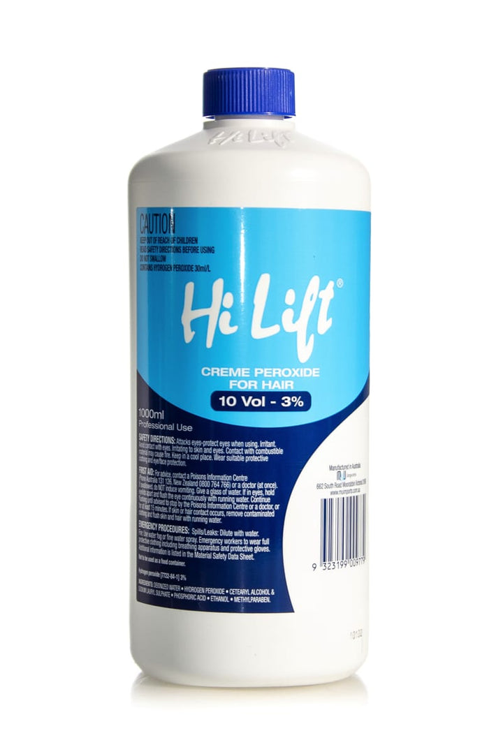 HI LIFT PROFESSIONAL Creme Peroxide  |  1000ml, Various Colours