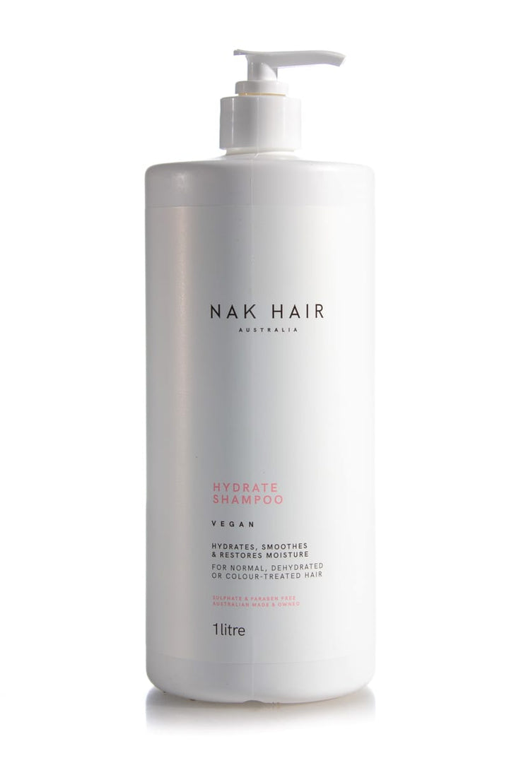 NAK HAIR Hydrate Shampoo  |  Various Sizes
